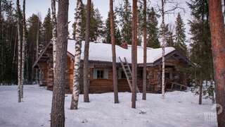 Лоджи Arctic Circle Wilderness Resort Викаярви Стандартный двухместный номер с 2 отдельными кроватями и общей ванной комнатой-1